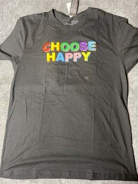The Phluid Project Choose Happy Pride Graphic T-Shirt L